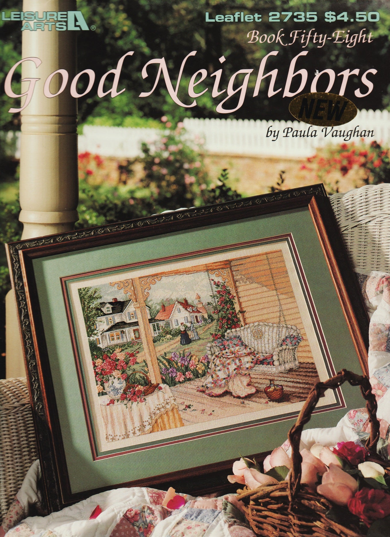 Leisure Arts Paula Vaughan Good Neighbors 2735 cross stitch pattern