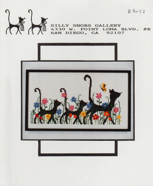 Sill Snobs Gallery Good Ol' Summertime Cats SG-12 cross stitch pattern