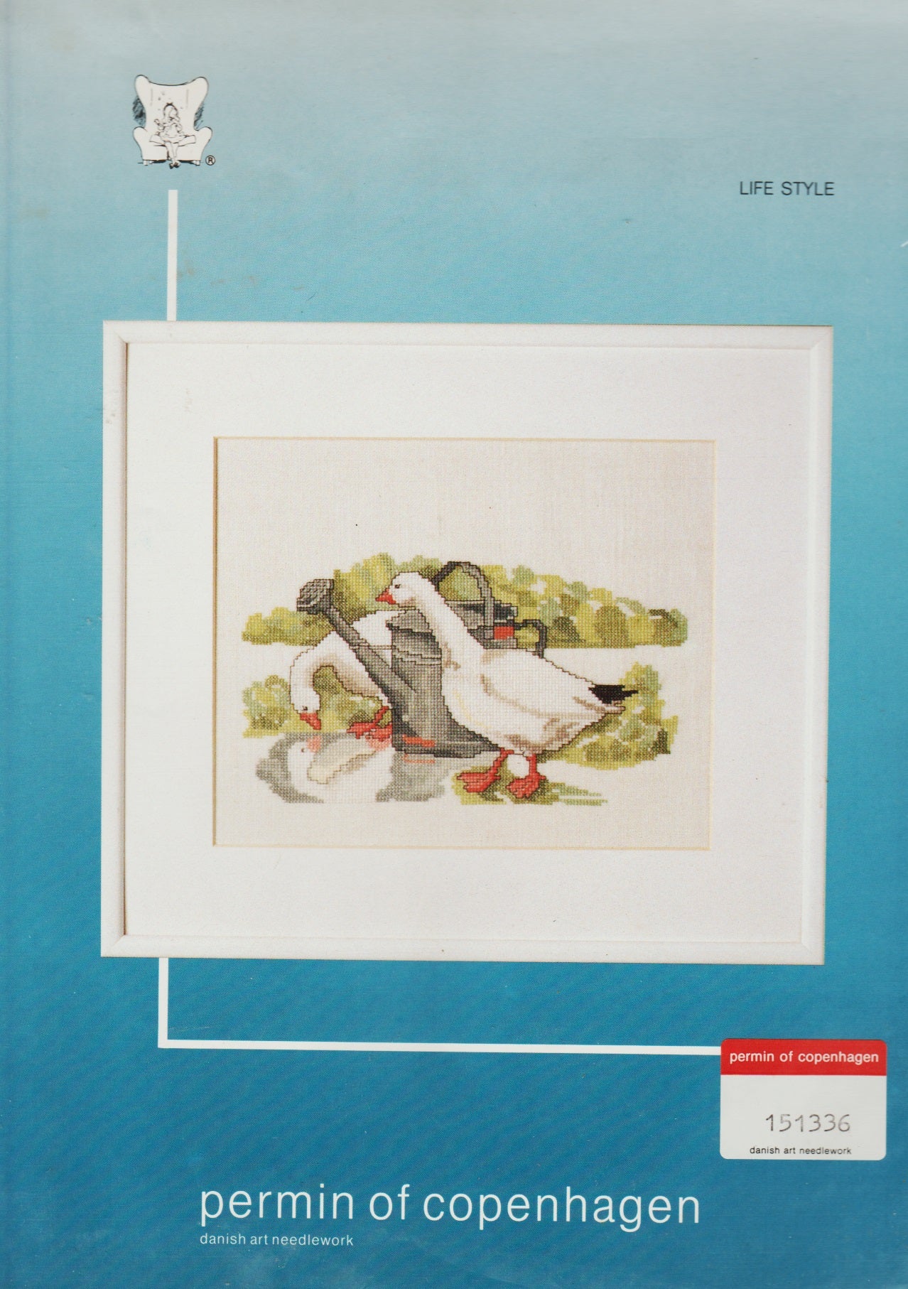 Permin of Copenhagen Goose - The Gardener 151336 cross stitch pattern
