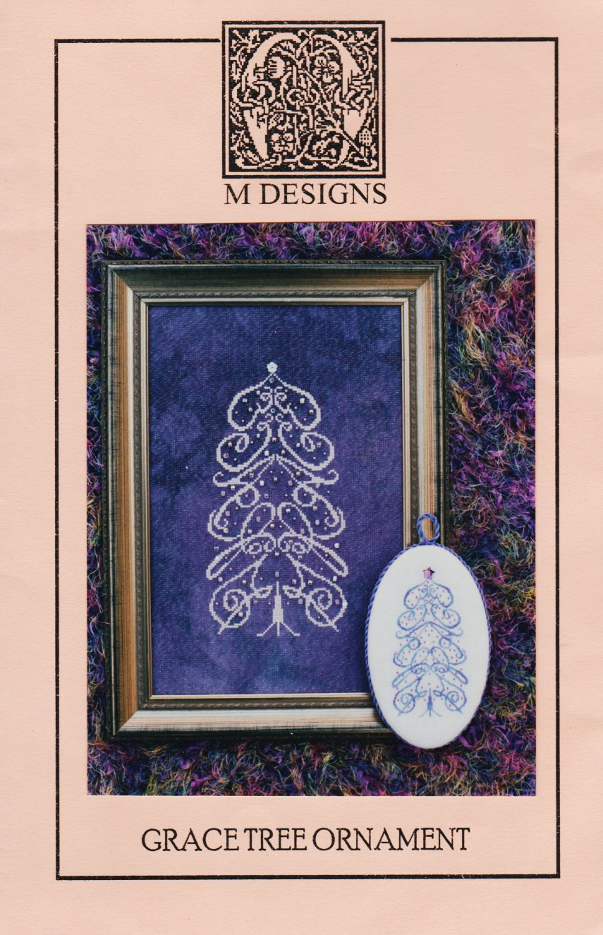 M Designs Grace Tree Ornament cross stitch pattern