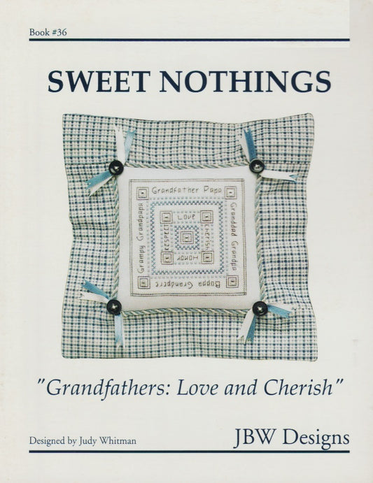 JBW Designs Grandfathers: Love and Cherish 36 cross stitch pattern