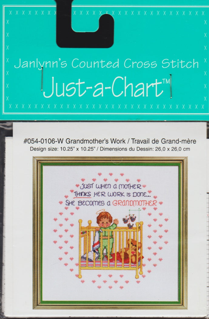 JanLynn Grandmother's Work 054-0106 cross stitch pattern