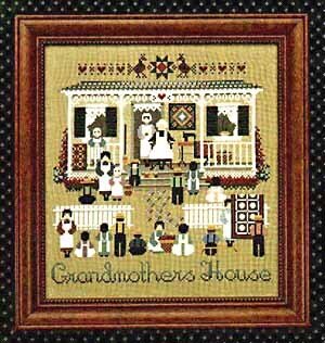 Told In A Garden Grandmothers House cross stitch Pattern