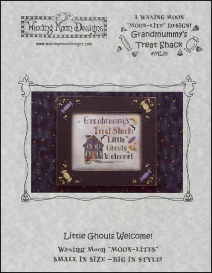 Waxing Moon Grandmummy's Treat Shack ML15 cross stitch pattern