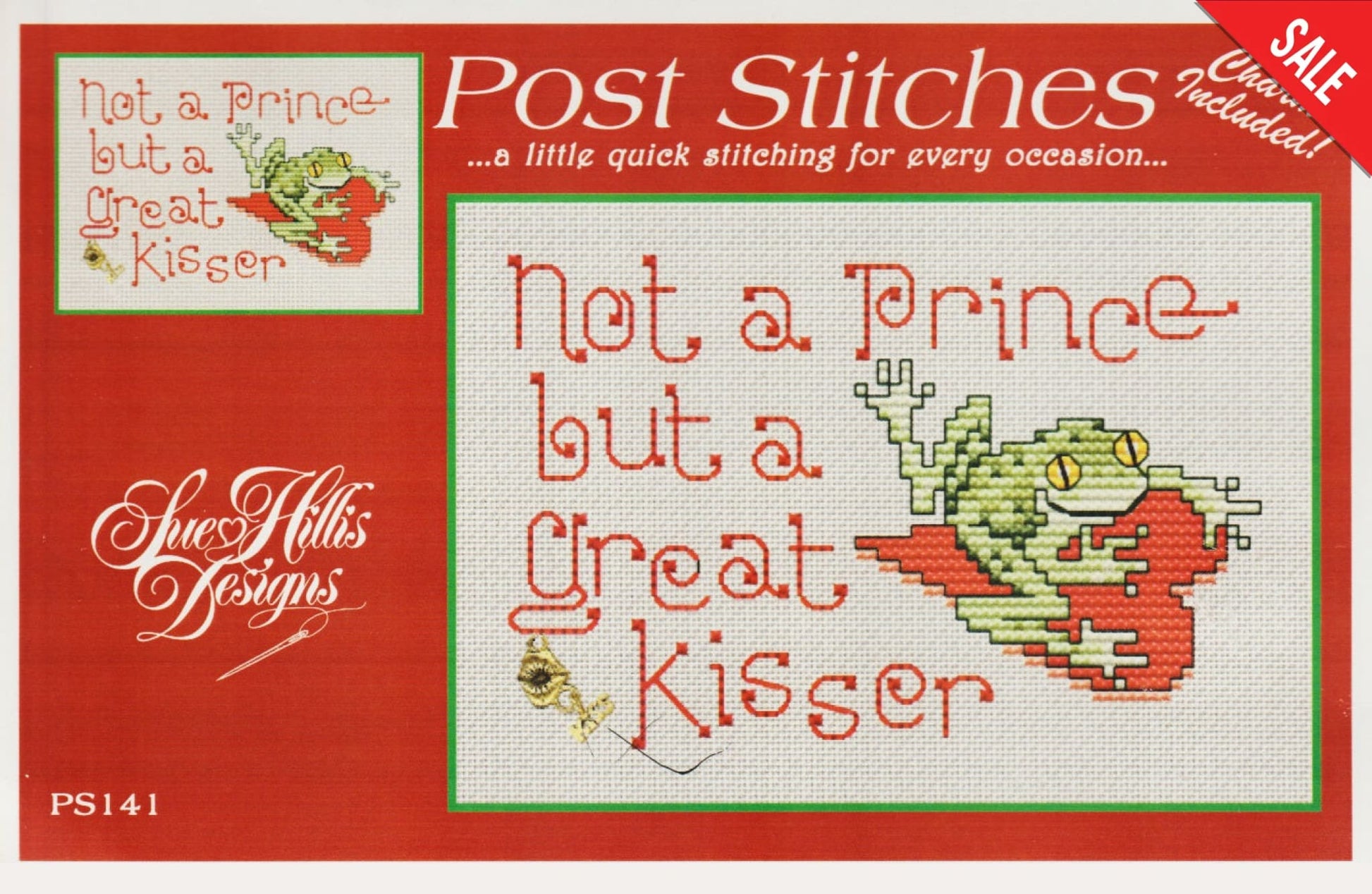 Sue Hillis Great Kisser PS141 cross stitch pattern