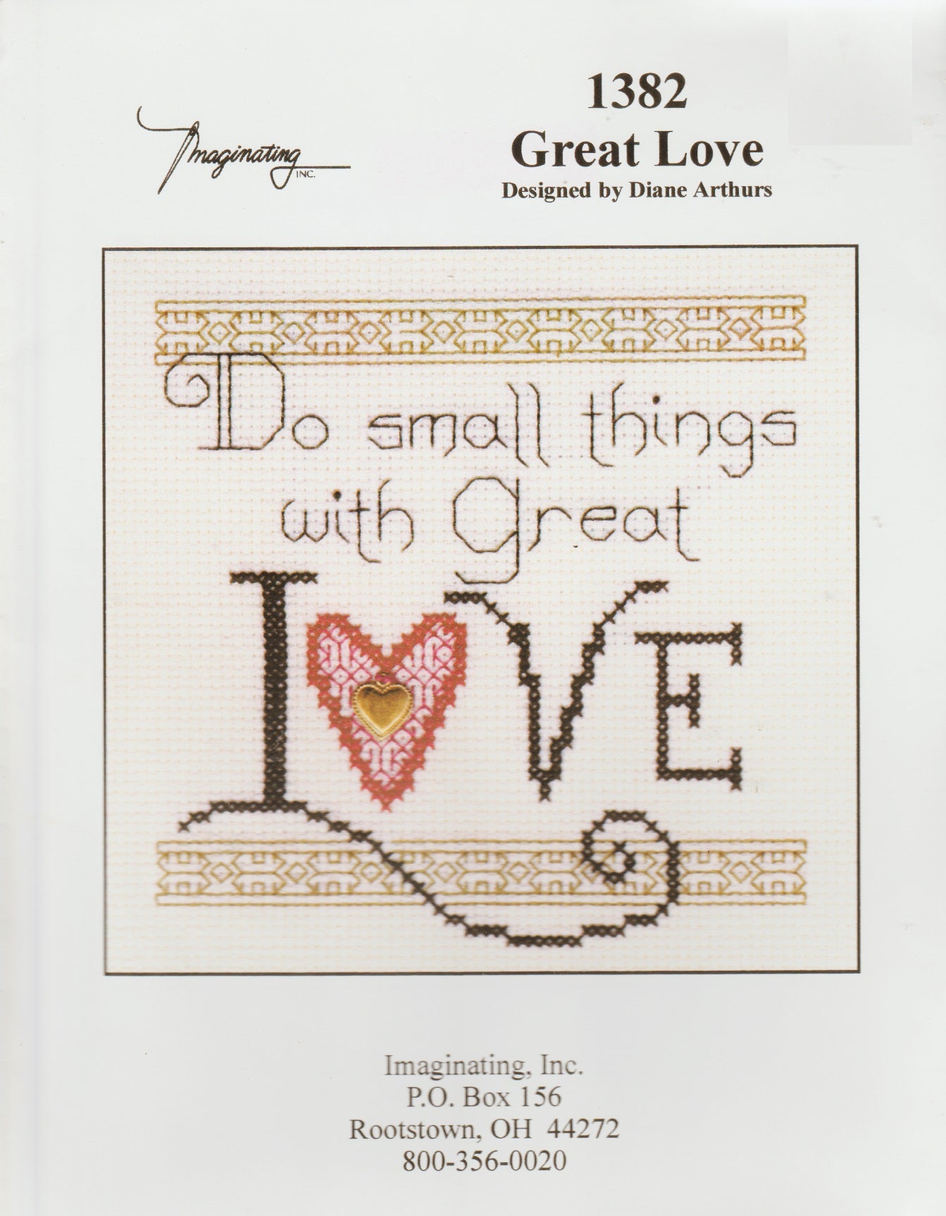 Imaginating Great Love 1382 cross stitch pattern