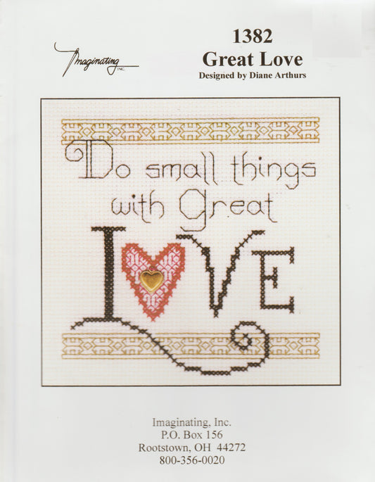 Imaginating Great Love 1382 cross stitch pattern