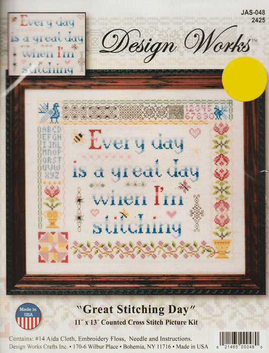 Design Works Great Stitching Day 2425 cross stitch pattern