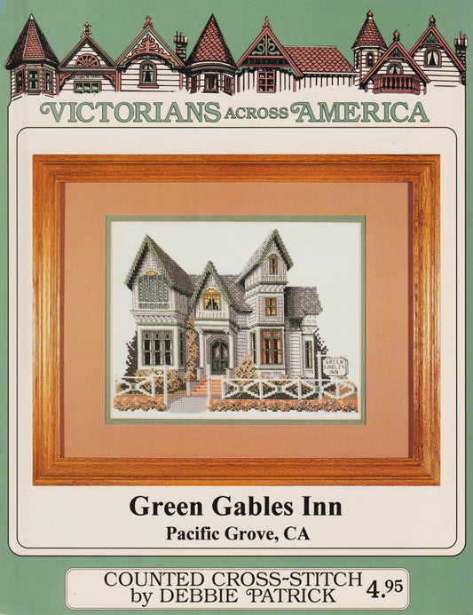Debbie Patrick Green Gables Inn Pacific Grove California cross stitch pattern