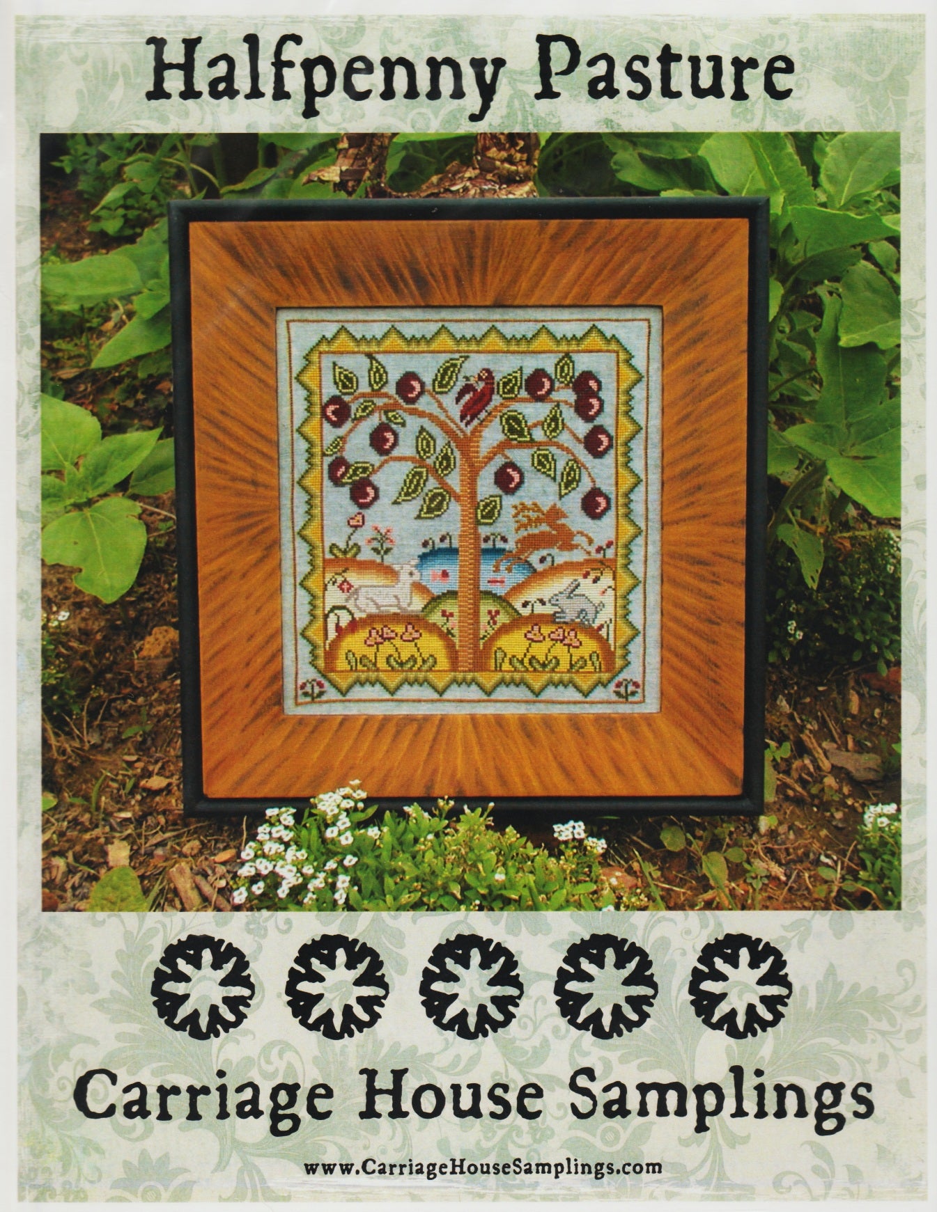 Carriage House Halfpenny Pasture cross stitch pattern