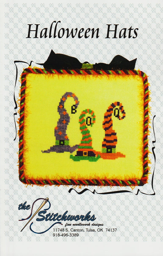 Stitchworks Halloween Hats cross stitch pattern