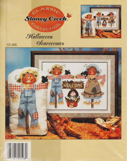 Stoney Creek Halloween Scarecrows CC005 cross stitch pattern