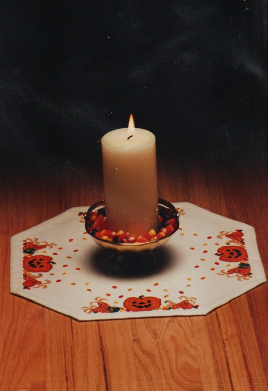 Creative Moments Halloween Table Topper cross stitch pattern