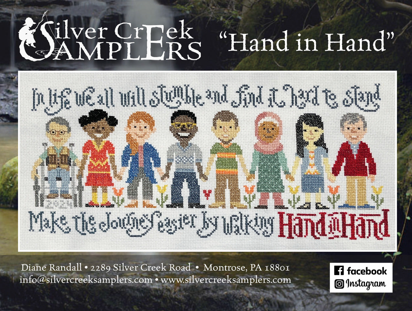 Silver Creek Samplers Hand In Hand cross stitch pattern