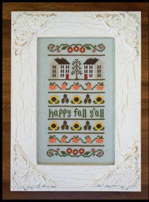 Country Cottage Needleworks Happy Fall Y'all CCN126 cross stitch pattern