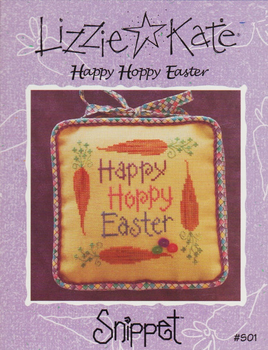 Lizzie Kate Happy Hoppy Easter S01 cross stitch pattern