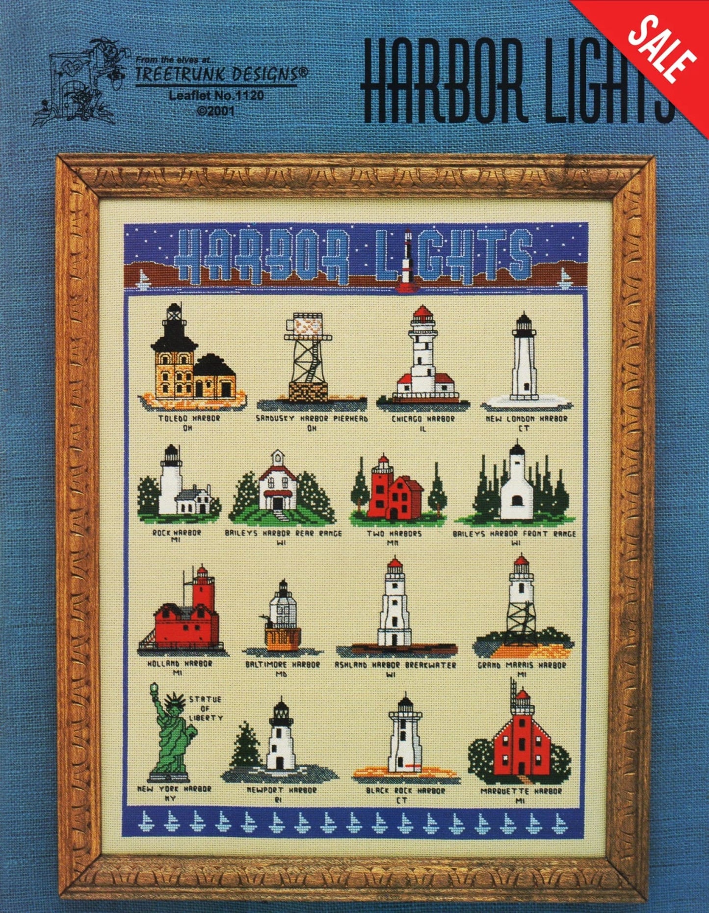 TreeTrunk Designs Harbor Lights 1120 cross stitch pattern