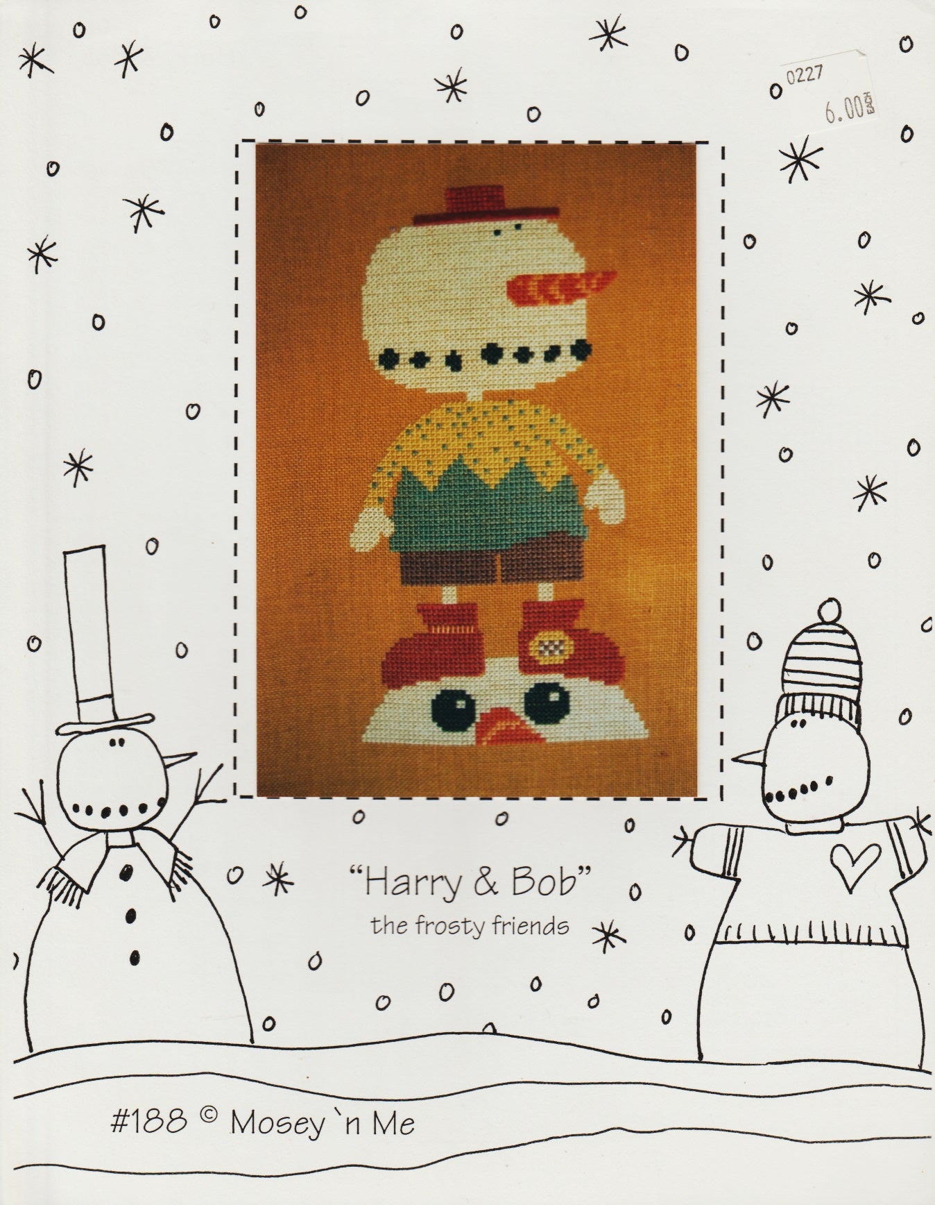 Mosey 'N Me Harry & Bob 188 cross stitch pattern