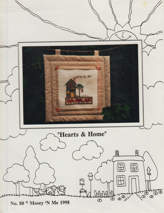 Mosey 'N Me Hearts & Home 88 cross stitch pattern