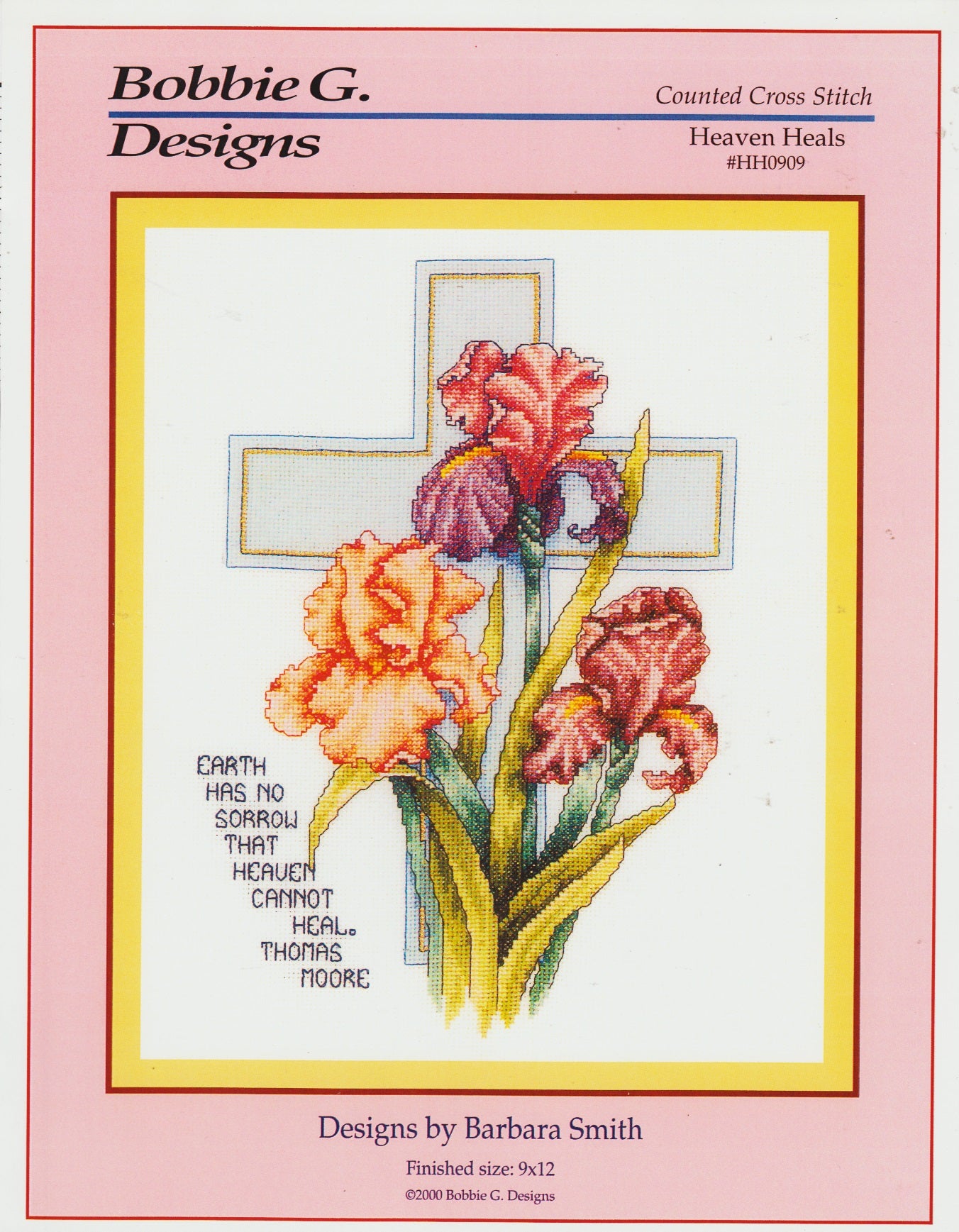 Bobbie G. Heaven Heals HH0909 cross stitch pattern