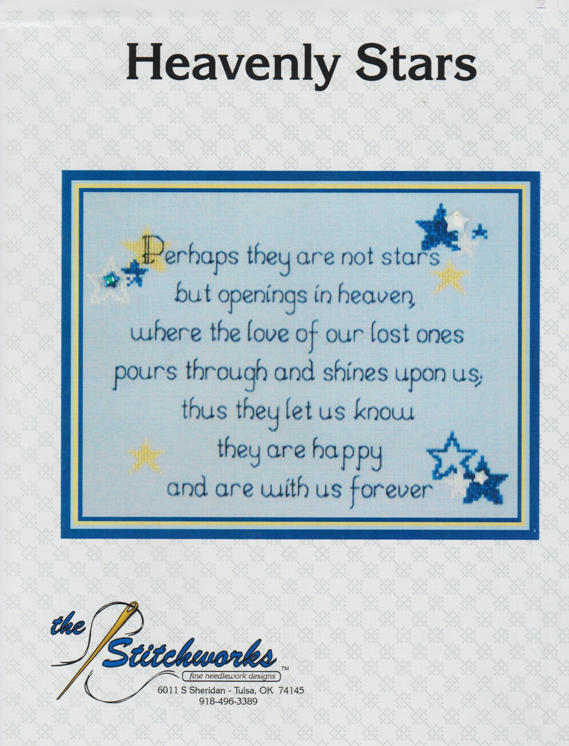 Stitchworks Heavenly Stars cross stitch pattern