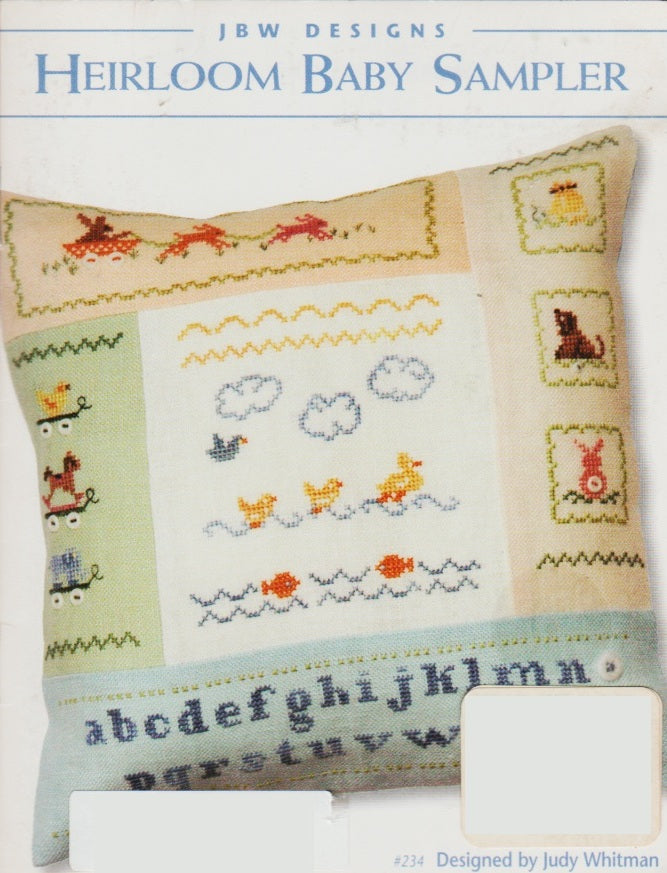 JBW Designs Heirloom Baby Sampler 234 cross stitch pattern