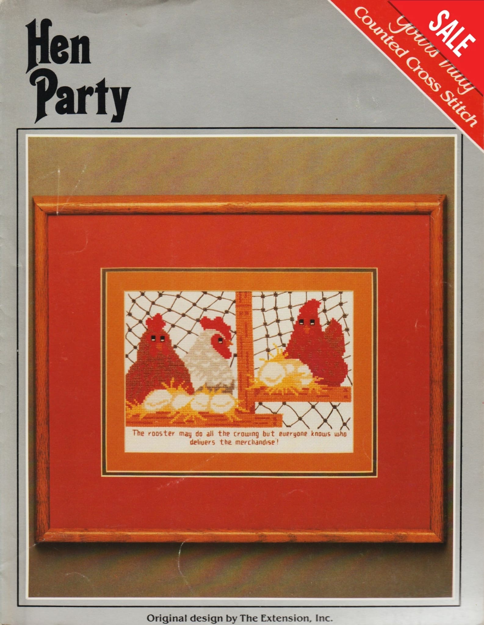Yours Truly Hen Party 6221 cross stitch pattern