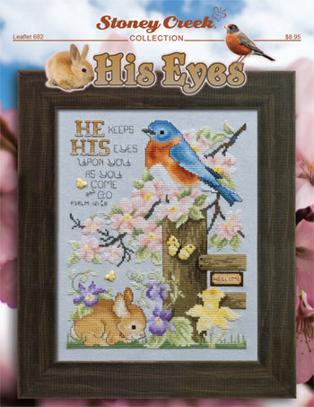 Stoney Creek His Eyes LFT682 cross stitch pattern