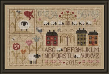 Jardin Prive Histoires de Moutons 1 cross stitch pattern