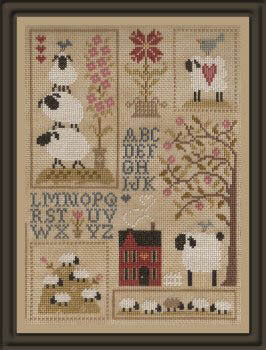 Jardin Prive Histoires de Moutons 3 cross stitch pattern