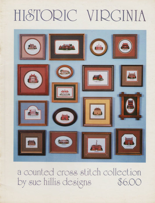 Sue Hillis Historic Virginia cross stitch pattern