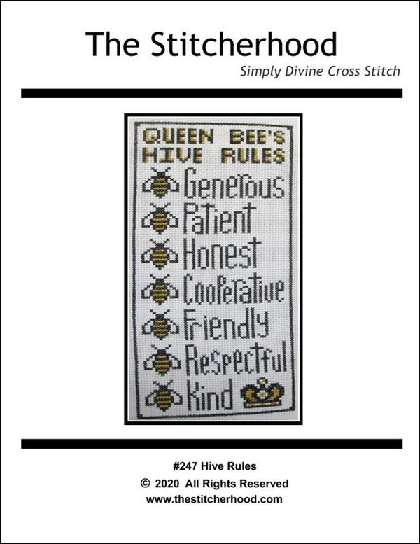 Hive Rules pattern – Sandra's Stitch Stash