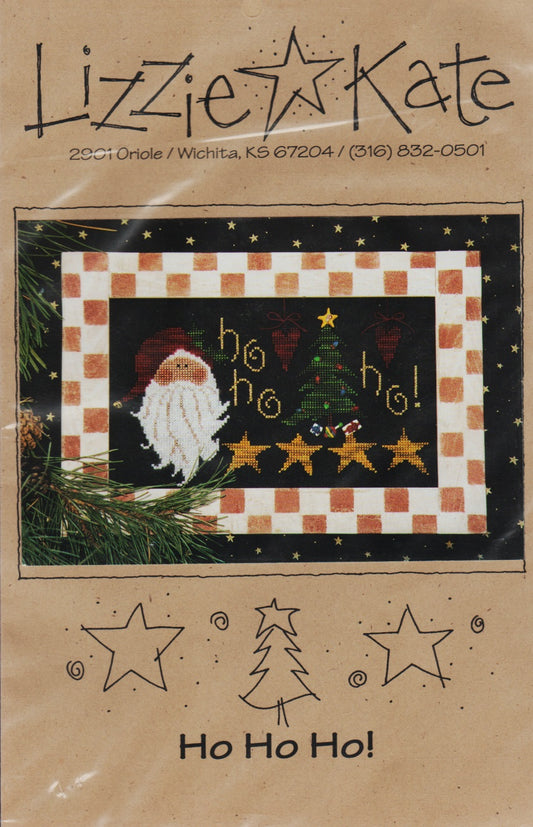 Lizzie Kate Ho Ho Ho! LK022 christmas cross stitch pattern