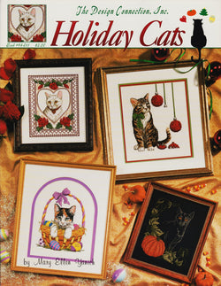 Design Connection Holiday Cats 94-011 cross stitch pattern