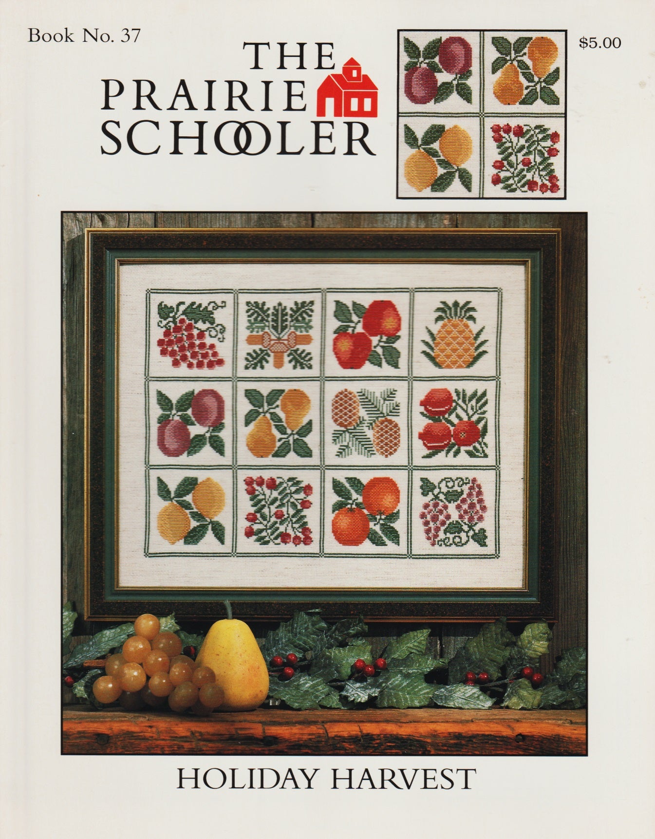 Prairie Schooler Holiday Harvest PS37 cross stitch pattern