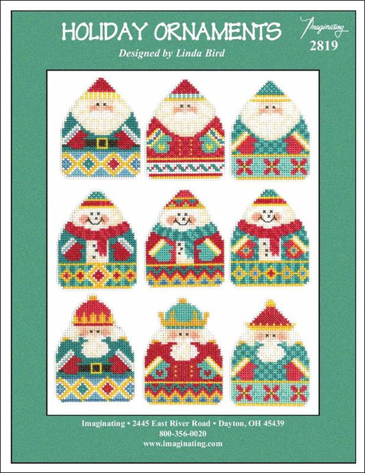 Imaginating Holiday Ornaments 2819 cross stitch pattern