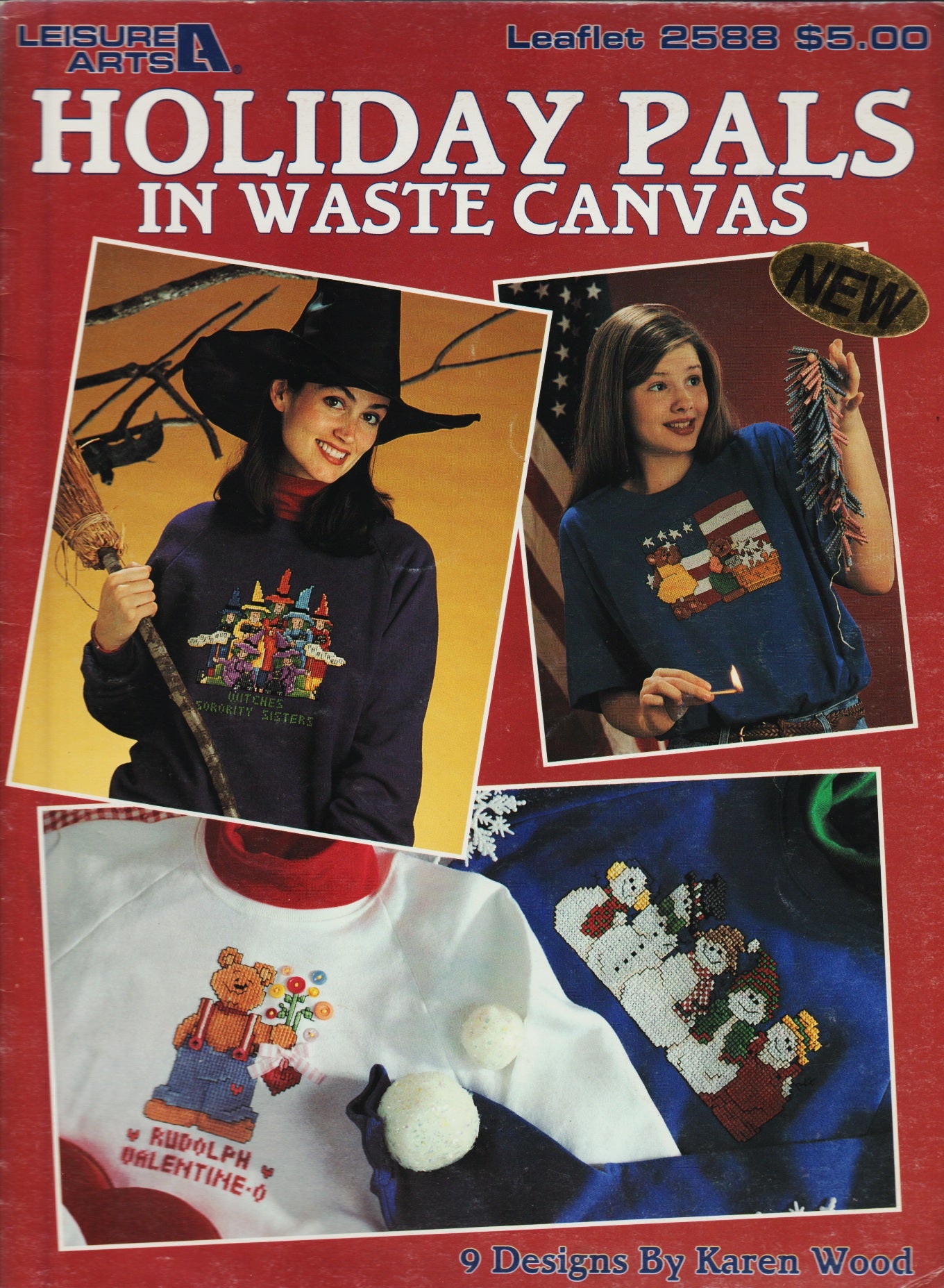 Leisure Arts Holiday Pals 2588 cross stitch pattern