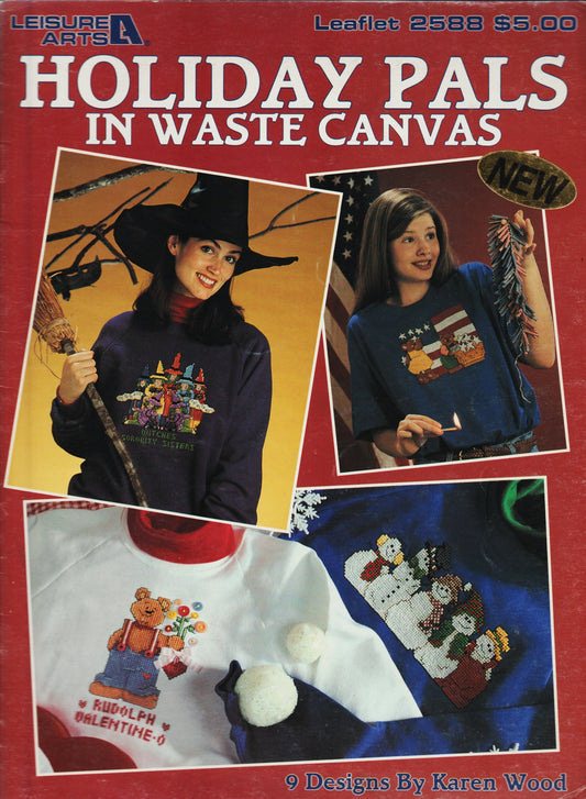 Leisure Arts Holiday Pals 2588 cross stitch pattern