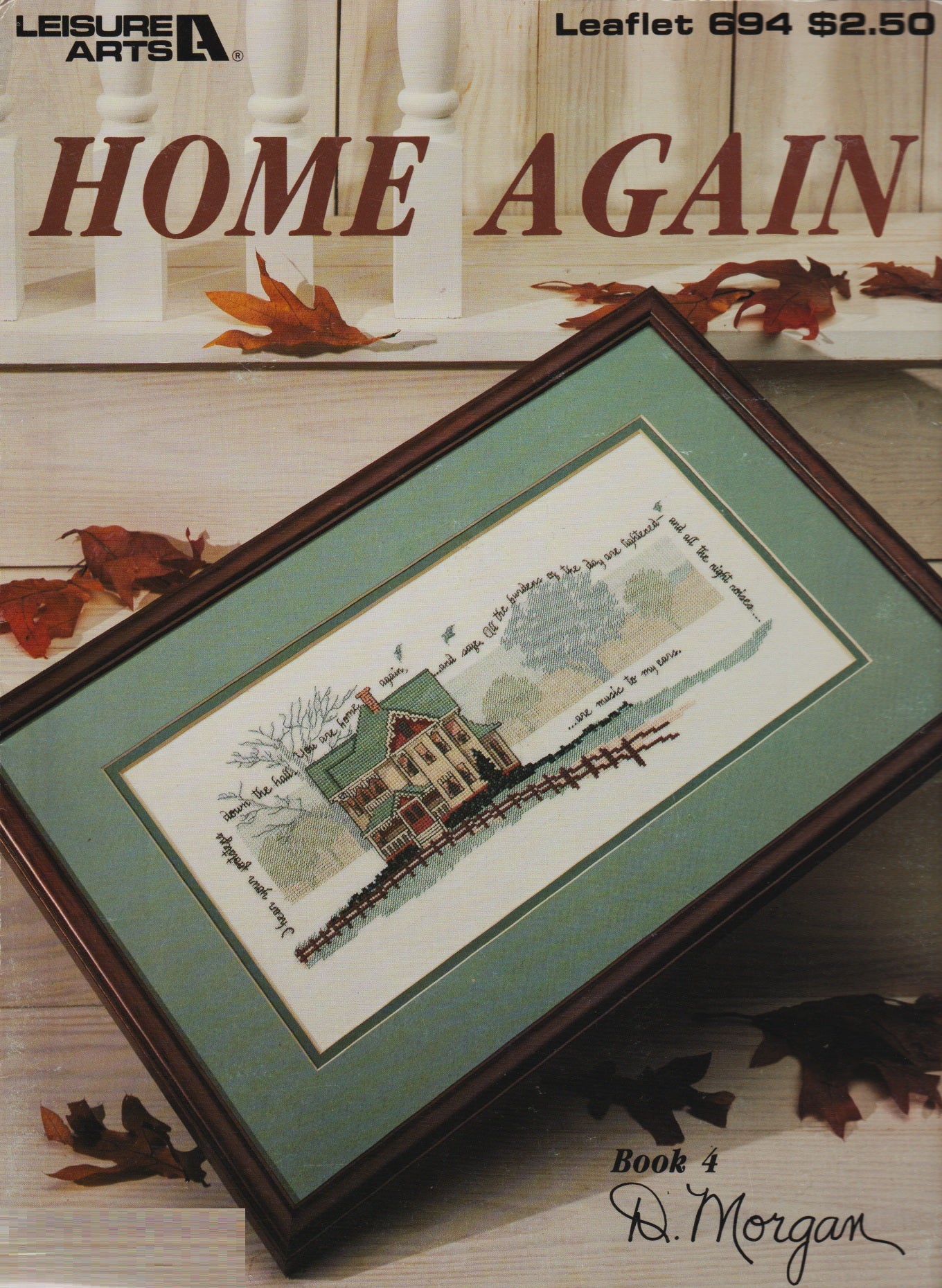Leisure Arts Home Again 694 cross stitch pattern