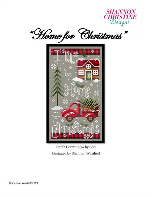 Shannon Christine Home For Christmas cross stitch pattern