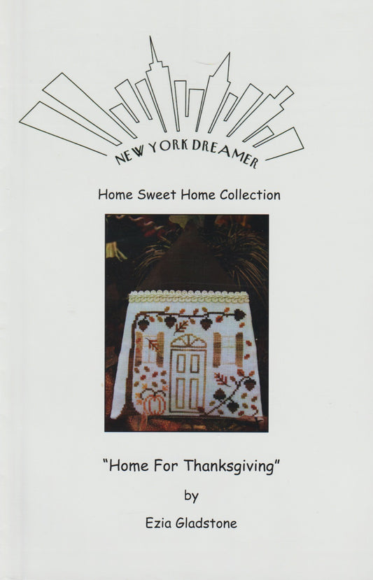 New York Dreamer Home For Thanksgiving cross stitch pattern