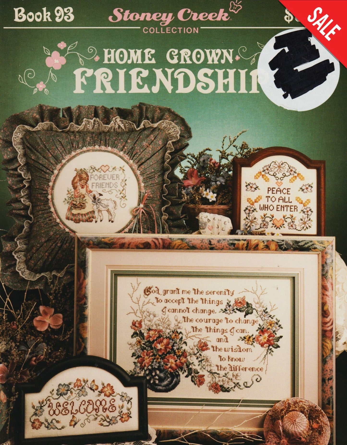 Stoney Creek Home Grown Friendship BK93 cross stitch pattern