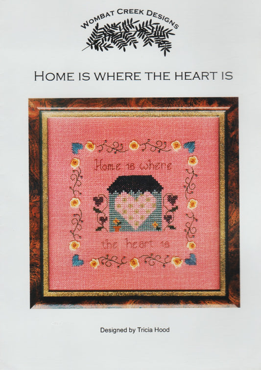 Wombat Creek Designs Home Is Where The Heart Is cross stitch pattern