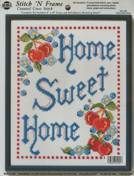 NeedleMagic Home Sweet Home 4001 cross stitch kit