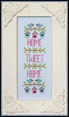 Country Cottage Needleworks Home Tweet Home CCN121 bird house cross stitch pattern