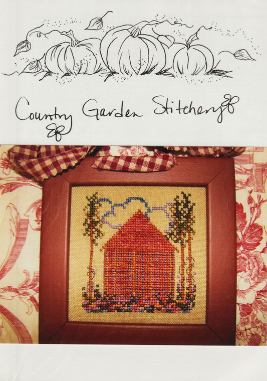 Country Garden Stitchery Home in September cross stitch pattern