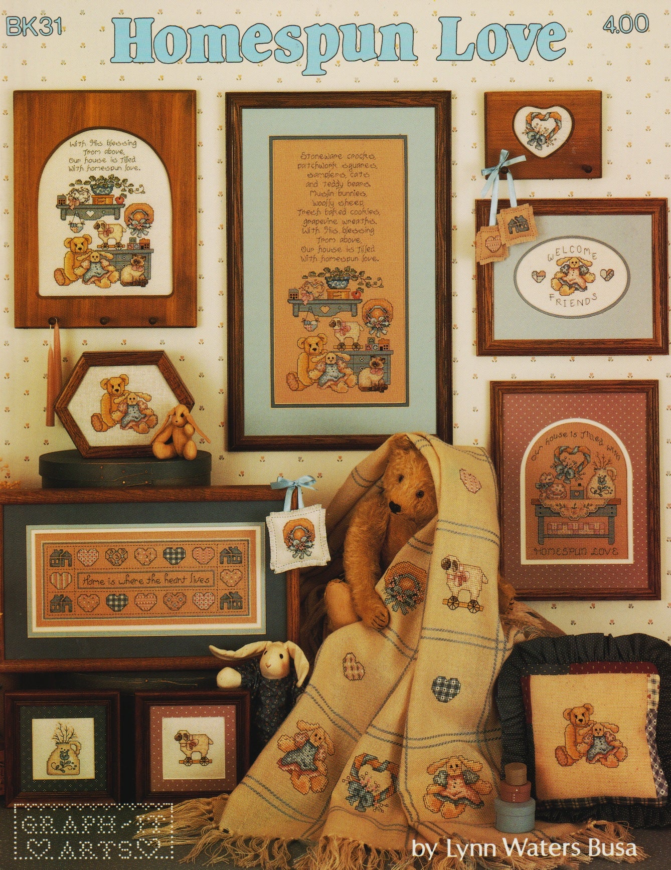 Graph-It Arts Homespun Love BK31 cross stitch pattern