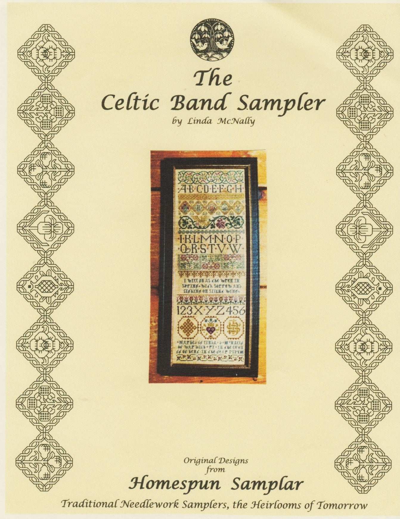 Homespun Samplar Celtic Band Sampler cross stitch pattern