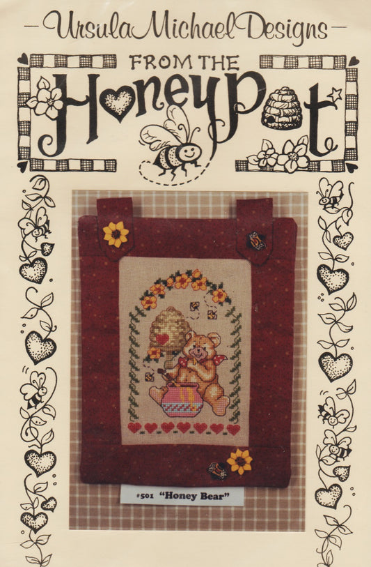 Ursula Michael Designs Honey Bear cross stitch pattern