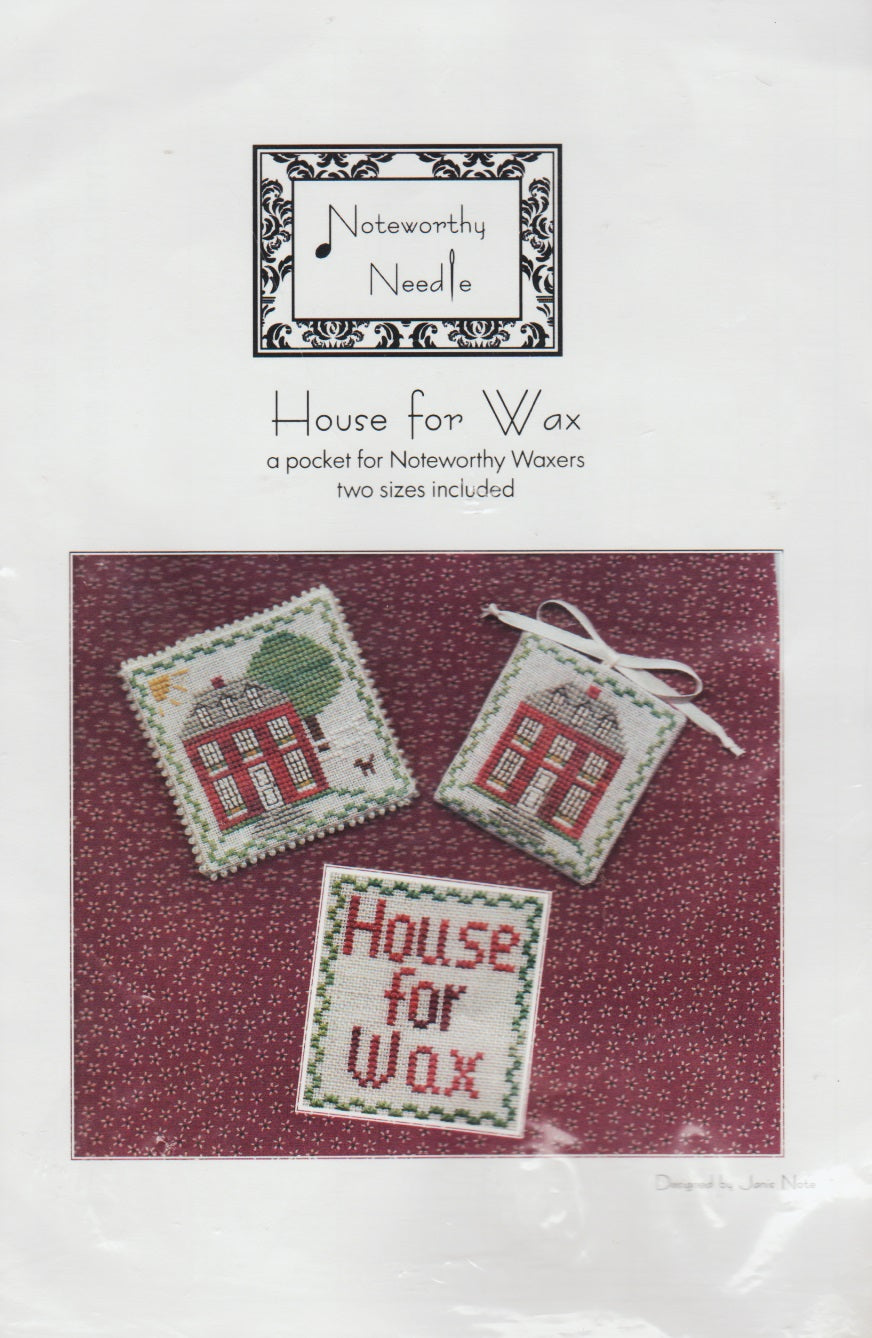 Noteworthy Needle House For Wax cross stitch pattern